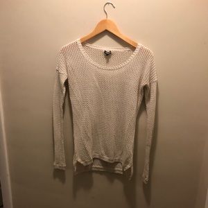 EUC Express Netted Long Sleeve Top